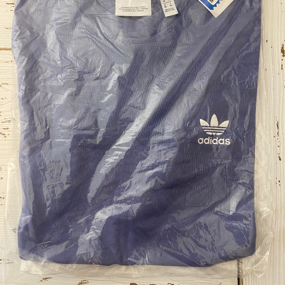 Adidas Blue Essential Tee NWT